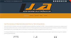 Desktop Screenshot of jaeletronica.com.br
